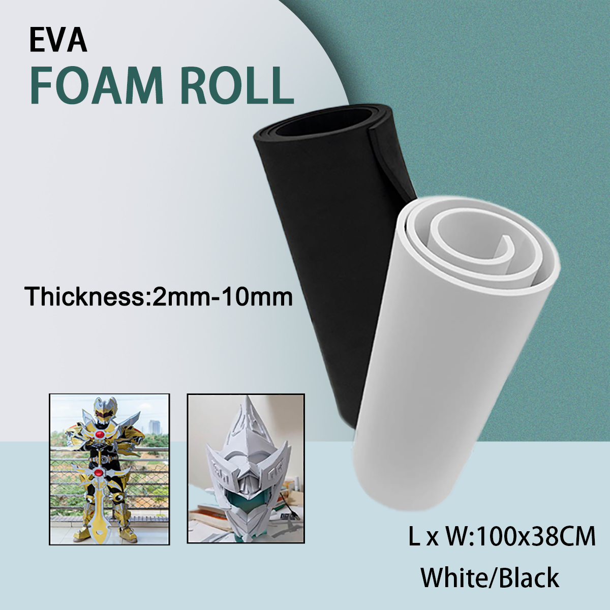 Craft Foam Roll - Kertas spons gulung busa EVA tebal
