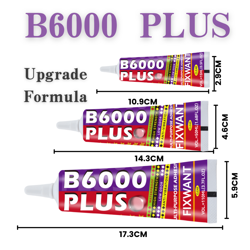 Contact Cement Glue - B6000 PLUS 15/50/110ML Perekat Perbaikan Ponsel