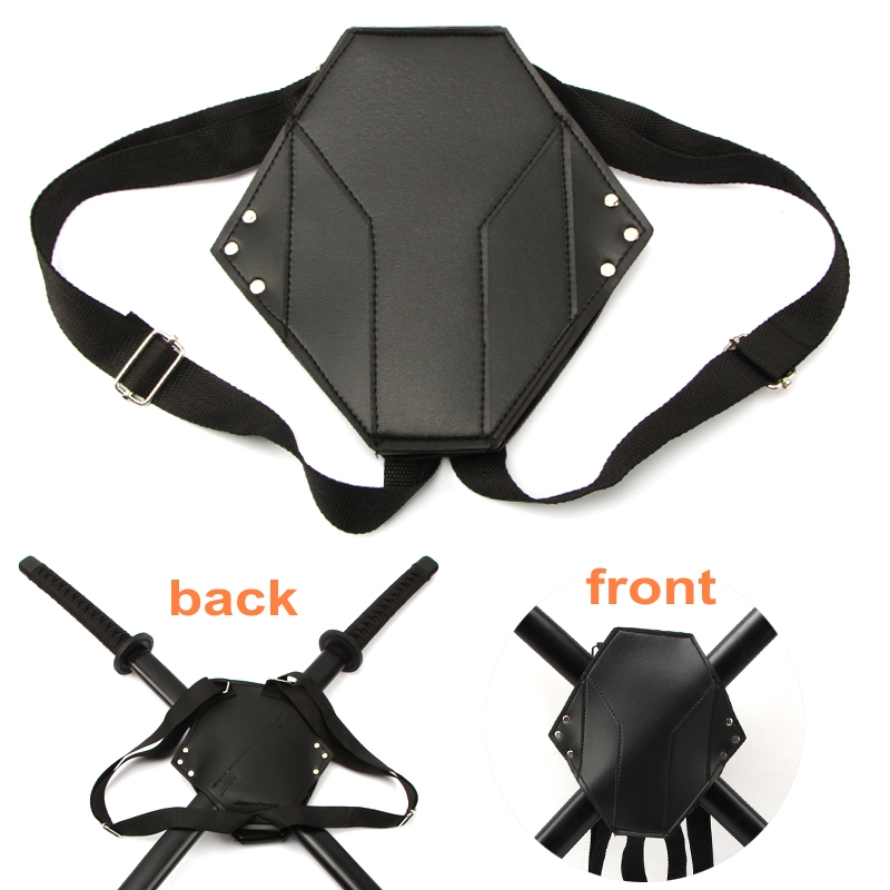 Cosplay Prop Dagger - Tas Pedang Hitam Tas Pembawa Pedang