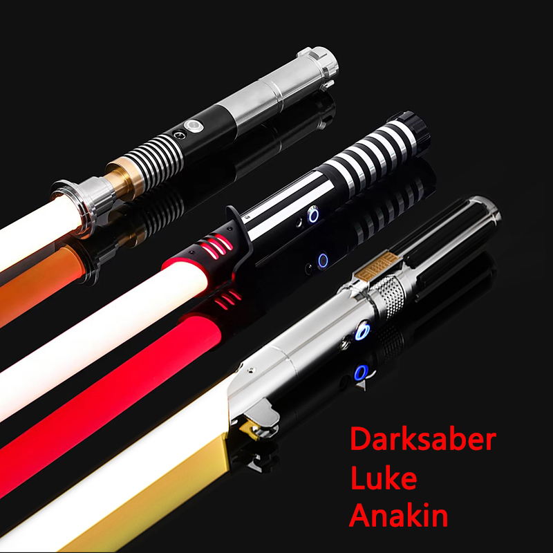 Cosplay Prop Dagger - Pedang Lightsaber RGB Luke dari Logam,