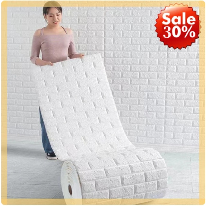 Craft Foam Roll - Kertas dinding busa lembut 3D, kertas