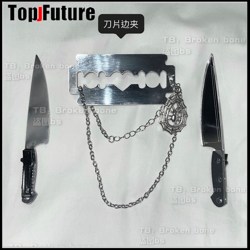 Cosplay Prop Knife - Aksesoris cosplay Gothic Lolita, pin laba-laba