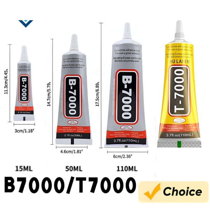 Contact Cement Glue - 1pc 15ML 50ML 110ML B-7000 Lem