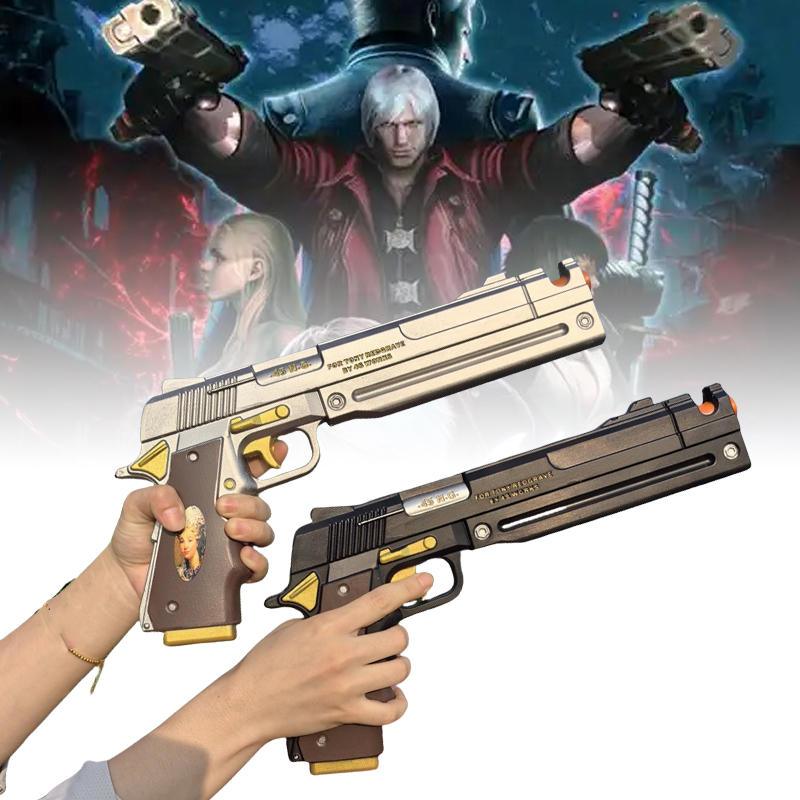 Cosplay Prop Pistol - PU Dante Pistol Pistol Eboni Gading