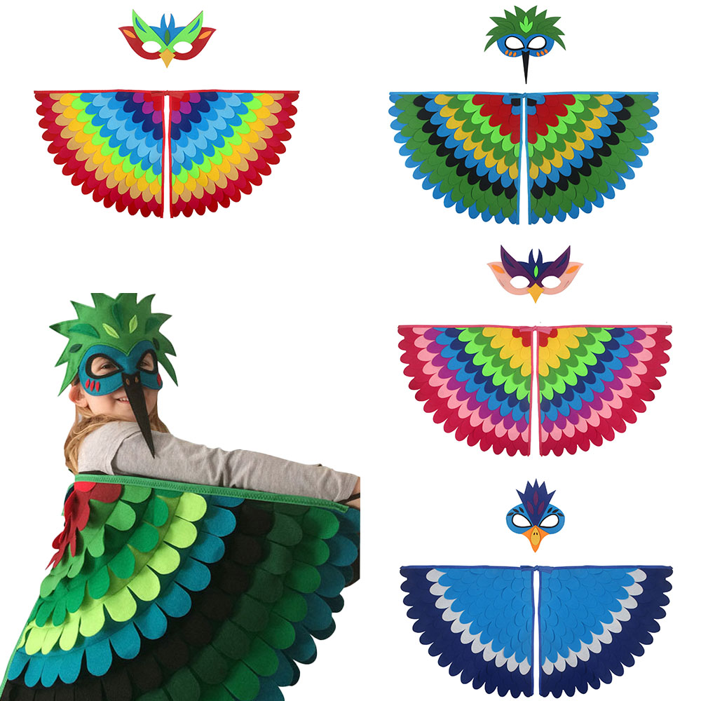 Free Cosplay Prop Patterns - Kostum Sayap Burung Hantu Lucu Pola