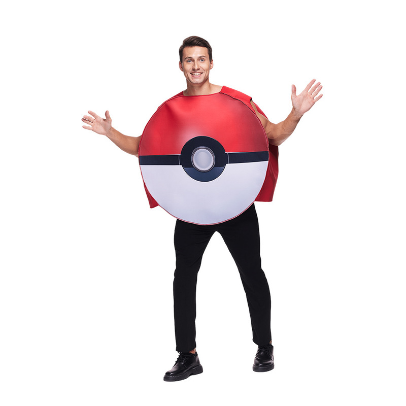 Pokeball Cosplay Prop - Kostum Aksi Pokemon Pokeball untuk Wanita