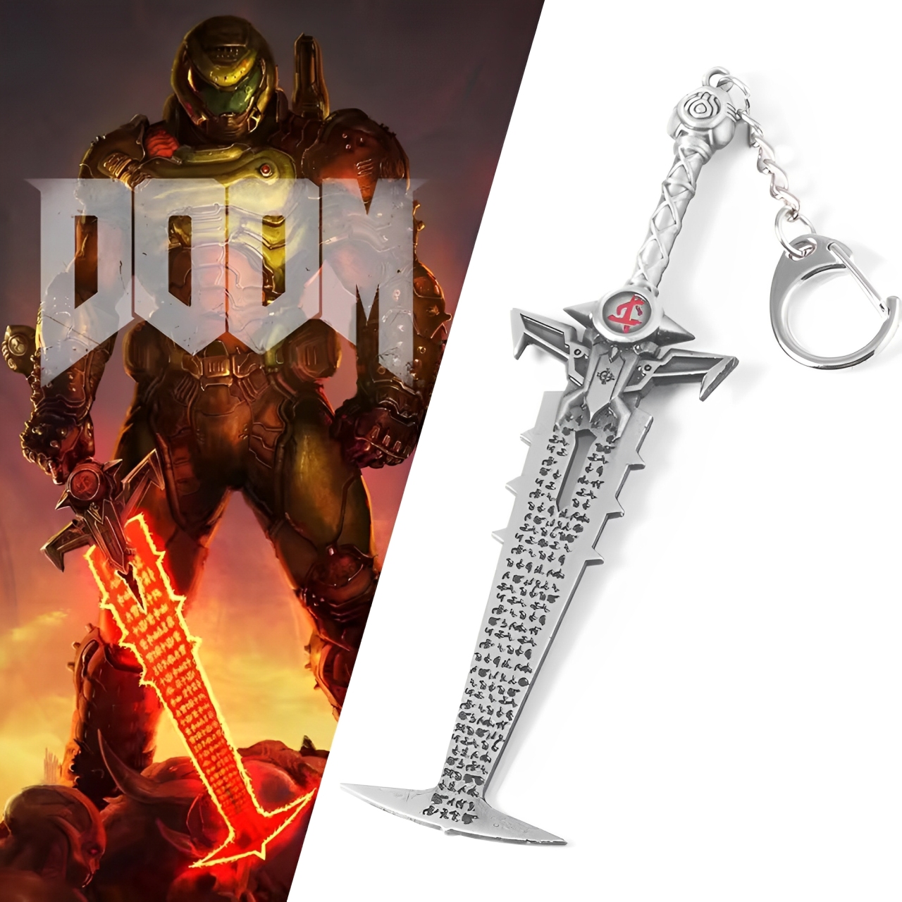 Cosplay Prop Dagger - Gantungan Kunci Pisau Wadah Abadi Game