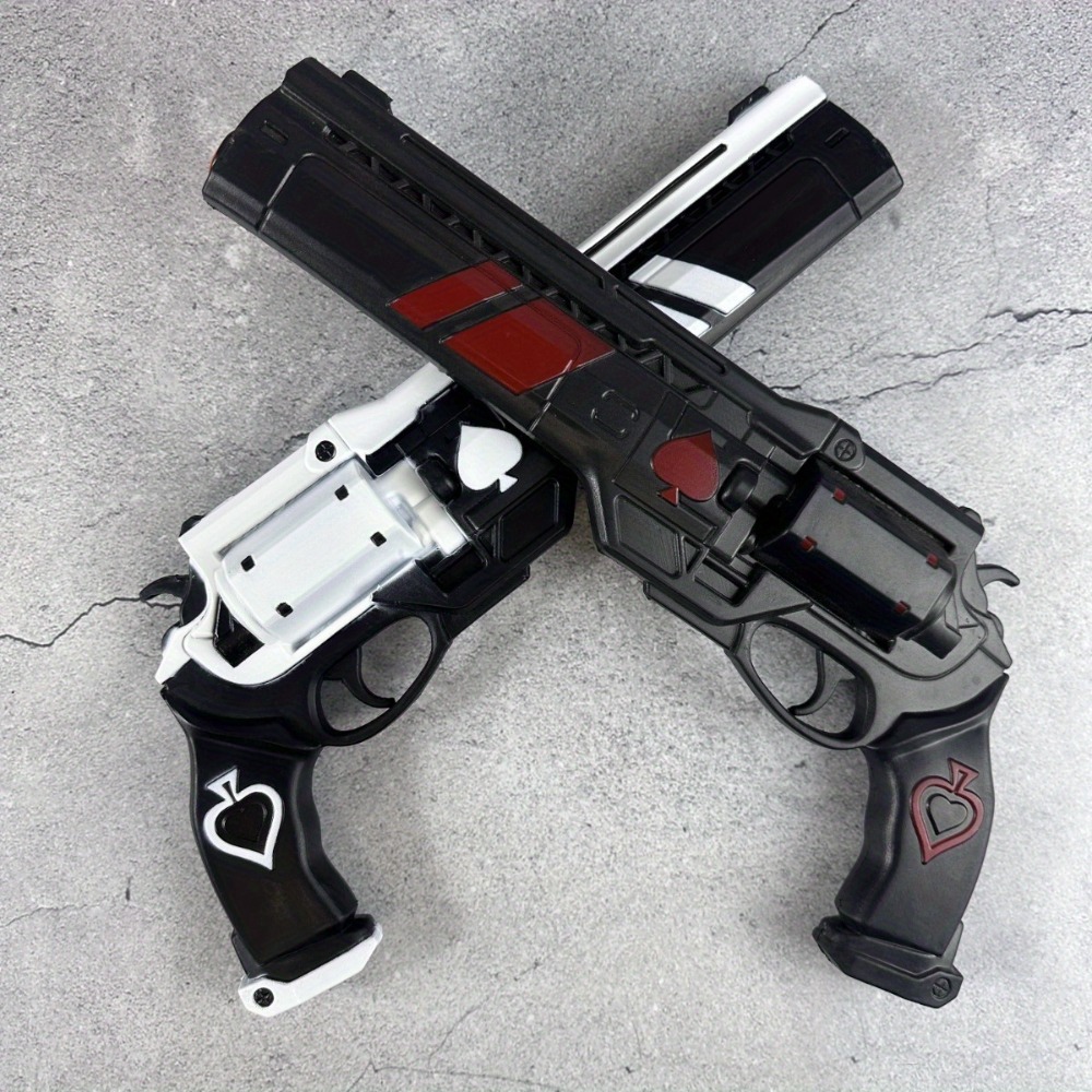 Cosplay Prop Pistol - Pistol PU 15 inci, Senjata Katana