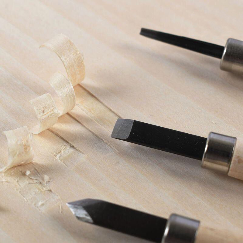 Set Pahat Ukir Kayu Buatan Tan - Craft Knife Set ulasan dan harga