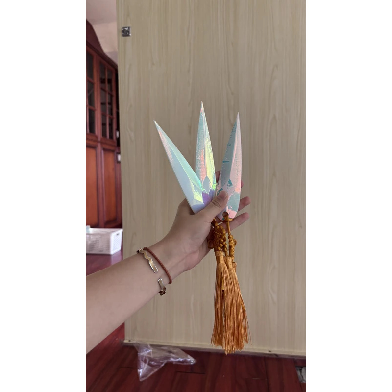 CyAnime KPop HUNTR/X Zoey Cosp - Cosplay Prop Knife ulasan dan harga