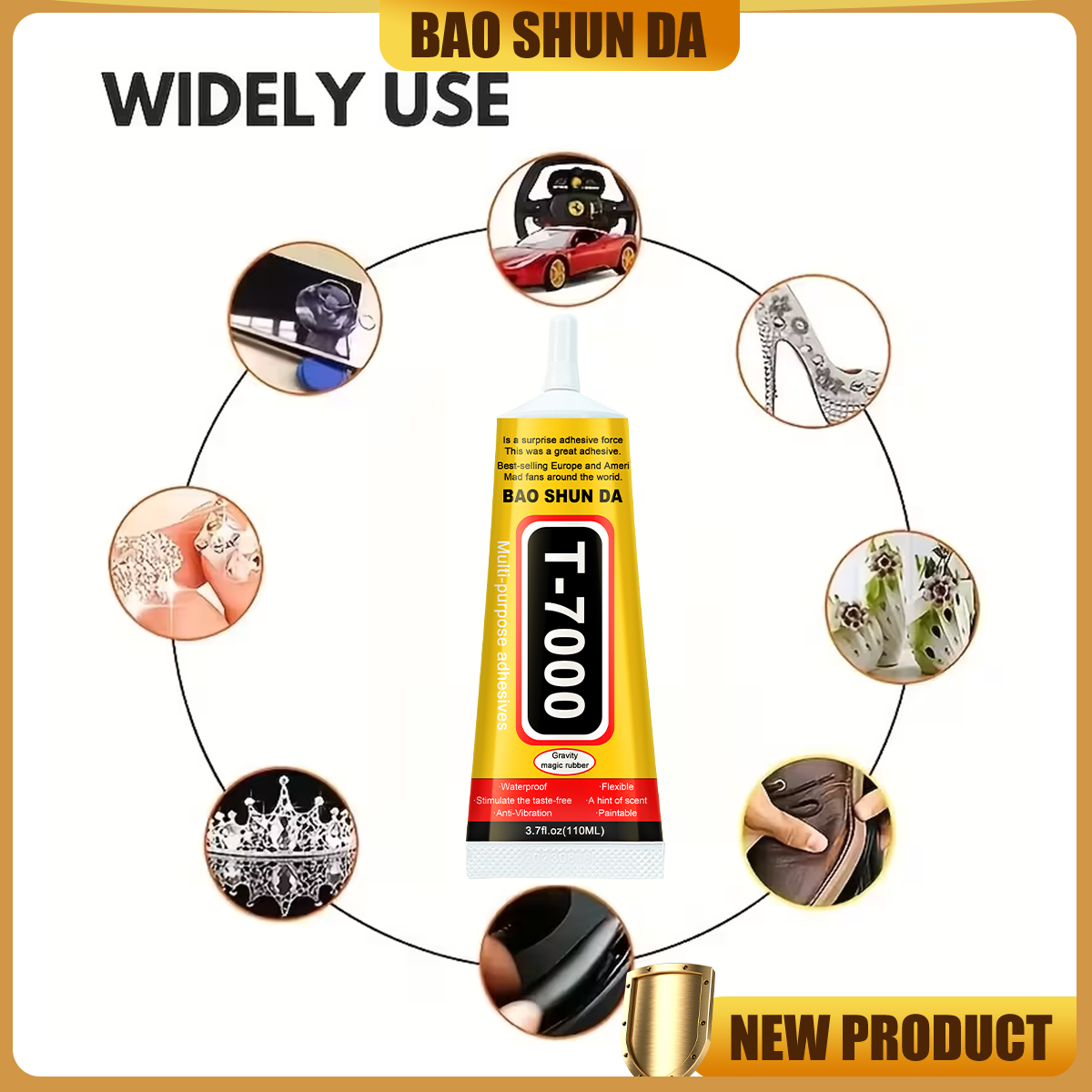 T7000 Upgrade Black Contact Po - Contact Cement Glue ulasan dan harga