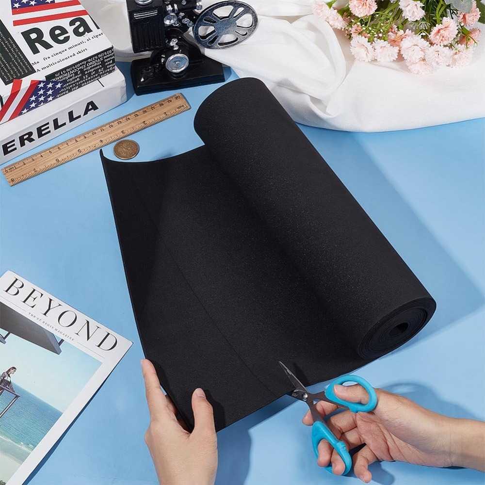 Lembaran Busa EVA Hitam 300x2m - Craft Foam Roll ulasan dan harga