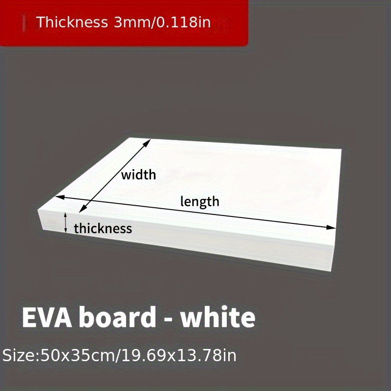 Papan Busa EVA 14x39 Inci, Lem - Cosplay Props Eva Foam ulasan dan harga