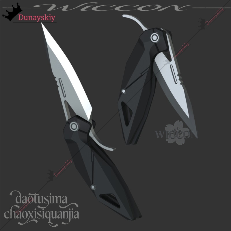 YiNuo*/Permainan Anime Zenless - Cosplay Prop Knife ulasan dan harga