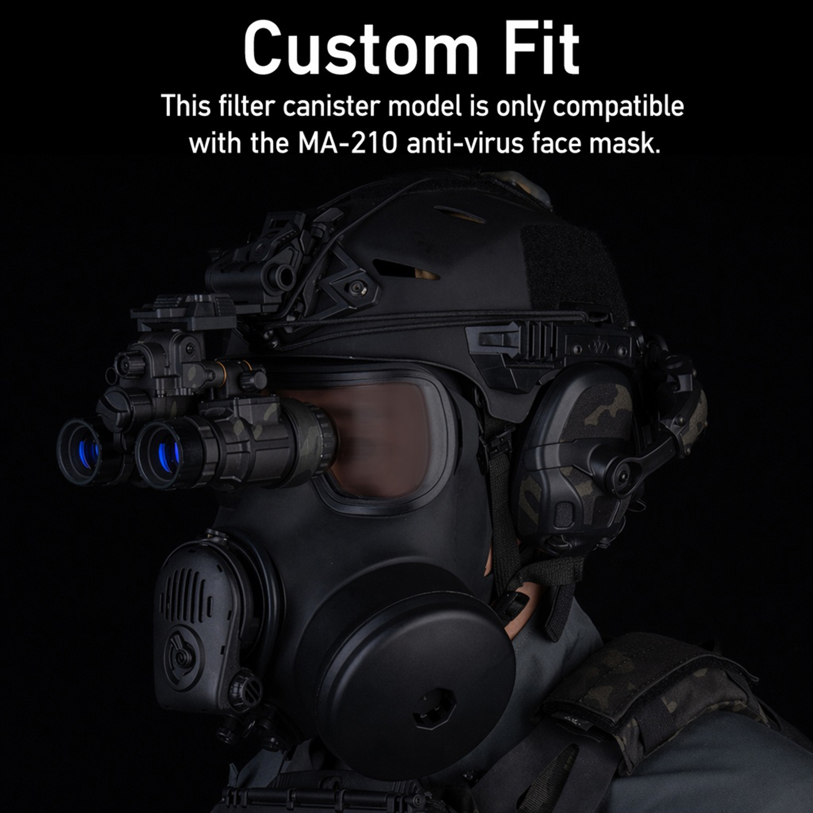FM53 Tempat Filter Masker Gas  - Prop En Cosplay ulasan dan harga