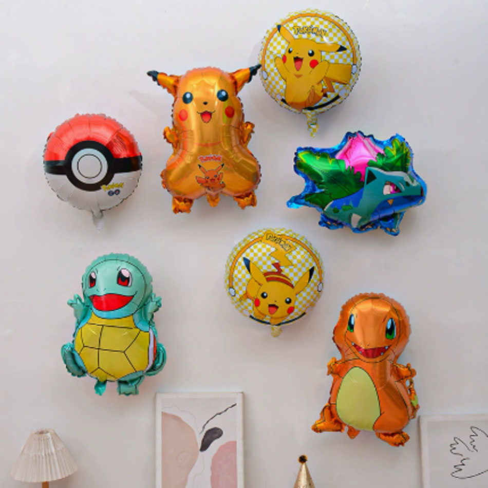 2026 6Pcs Set Balon Ulang Tahu - Pokeball Cosplay Prop ulasan dan harga