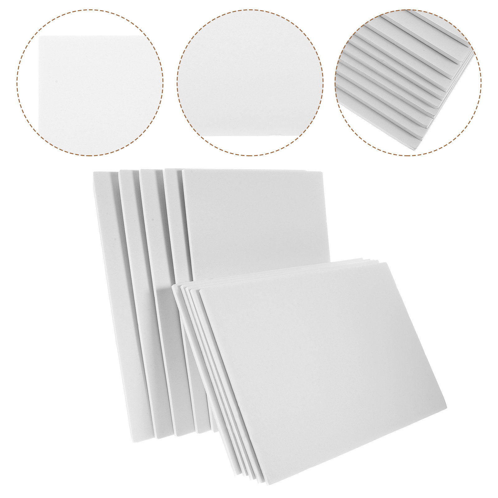 10Pcs Papan Busa Putih Tebal K - Cosplay Prop Foam Board ulasan dan harga