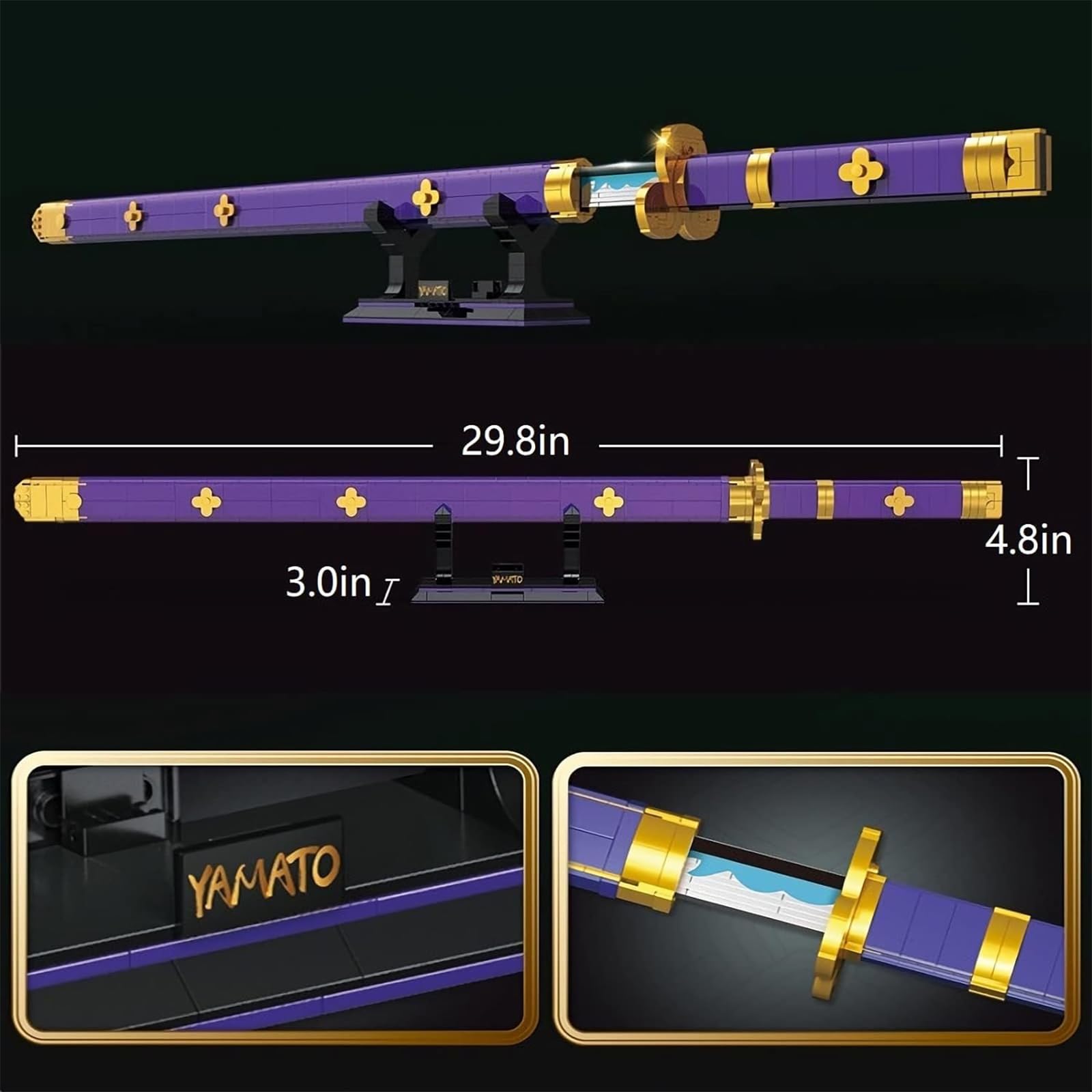 936 buah Set bangunan pedang C - Cosplay Prop Dagger ulasan dan harga