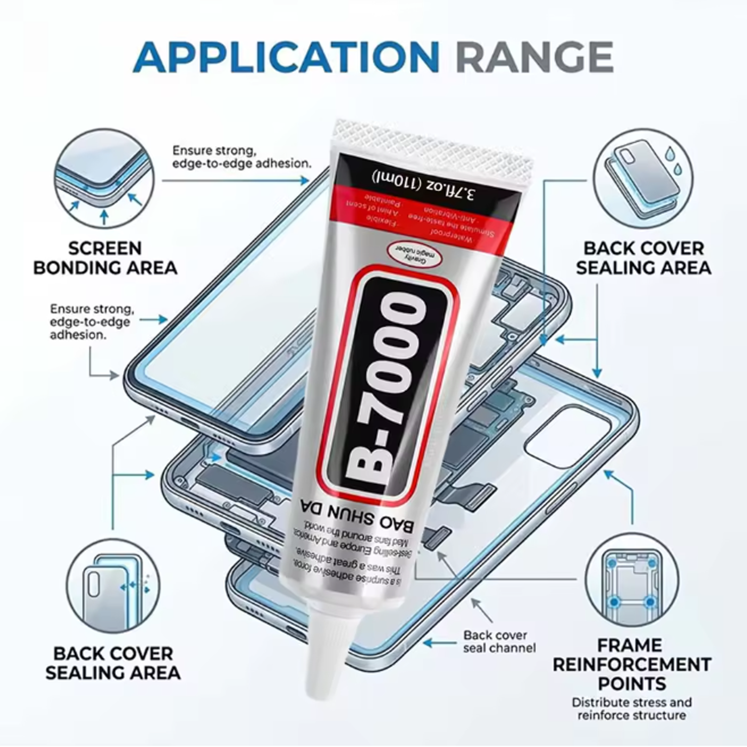 B-7000 Lem Perekat Perbaikan T - Contact Cement Glue ulasan dan harga