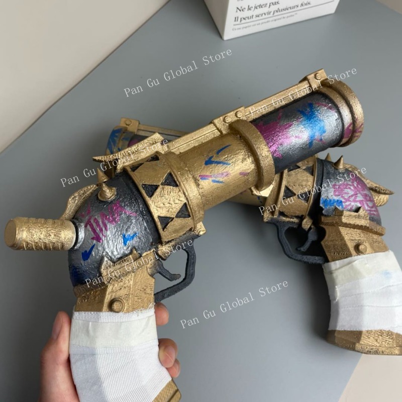 28Cm/11,02in Jinx Pistol Dises - Cosplay Prop Pistol ulasan dan harga