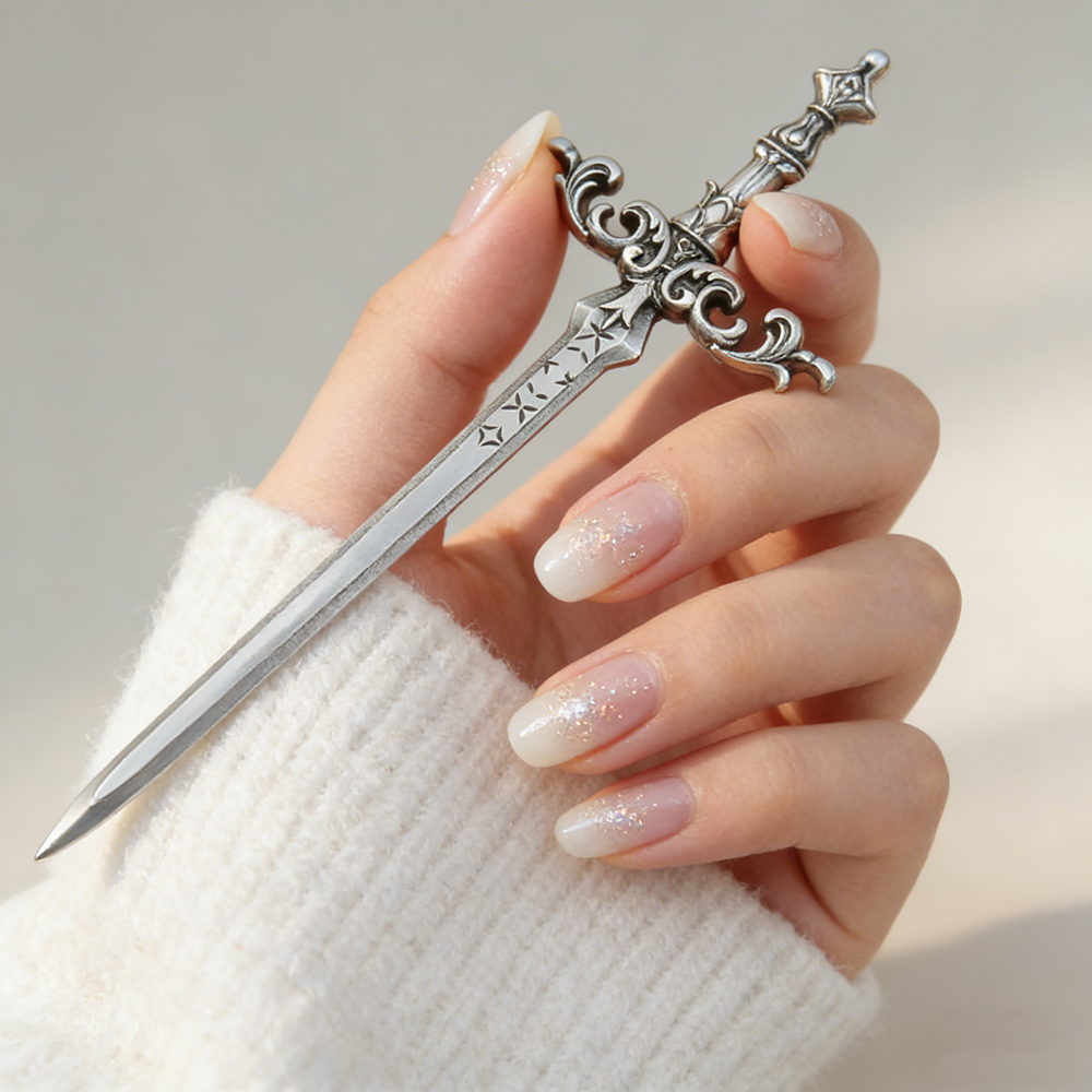 1 buah Tongkat Rambut Berbentu - Cosplay Prop Dagger ulasan dan harga