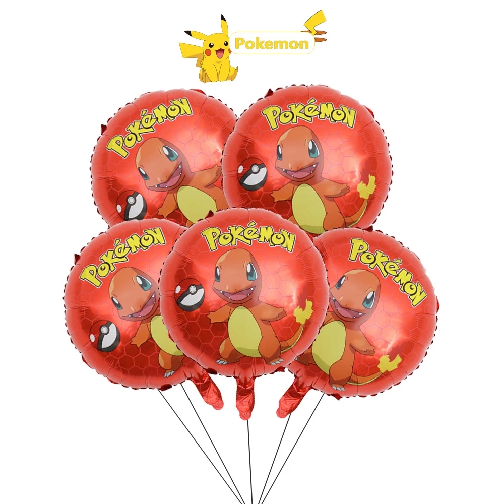 5pcs Balon Foil Aluminium Poke - Pokeball Cosplay Prop ulasan dan harga