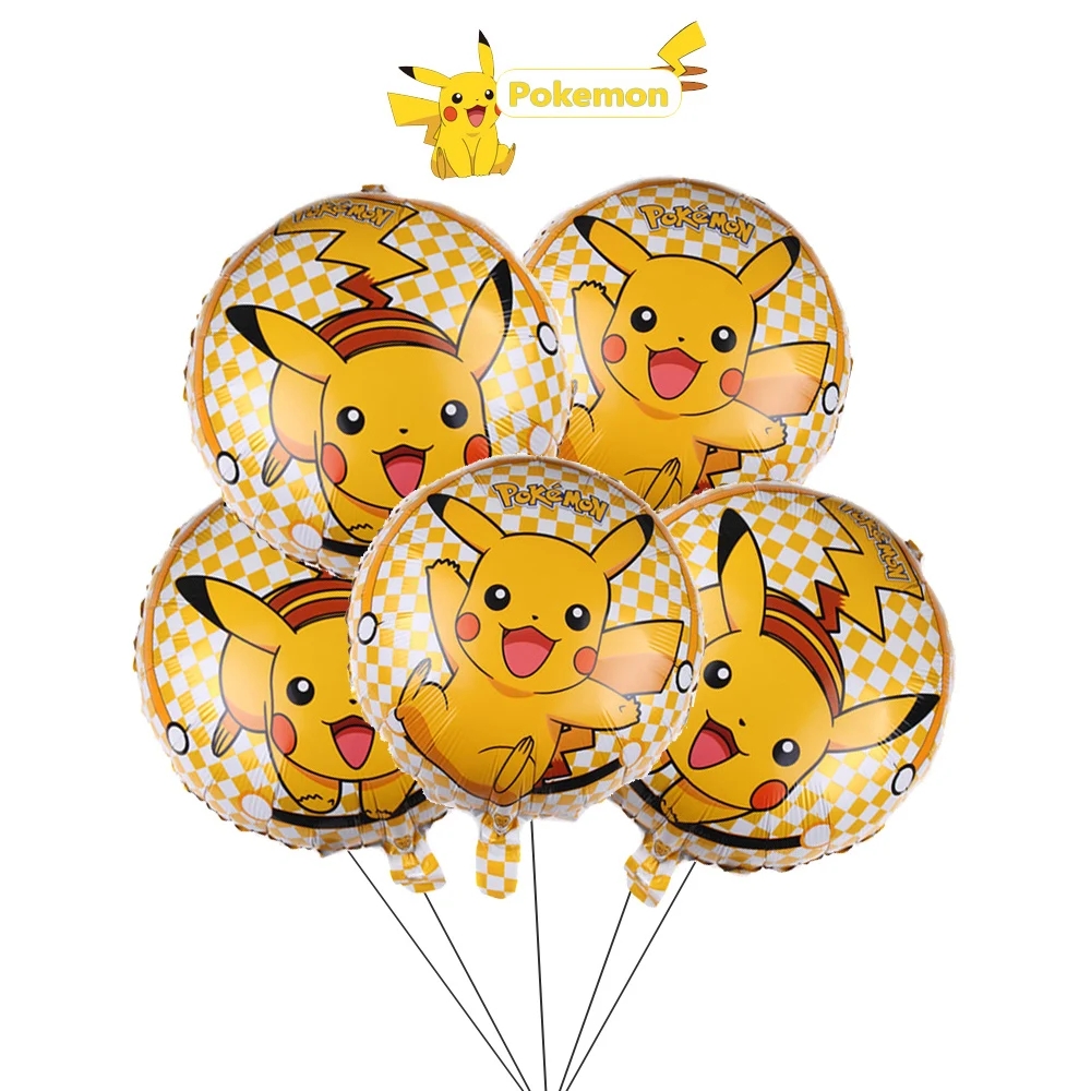 5pcs Balon Foil Aluminium Poke - Pokeball Cosplay Prop ulasan dan harga