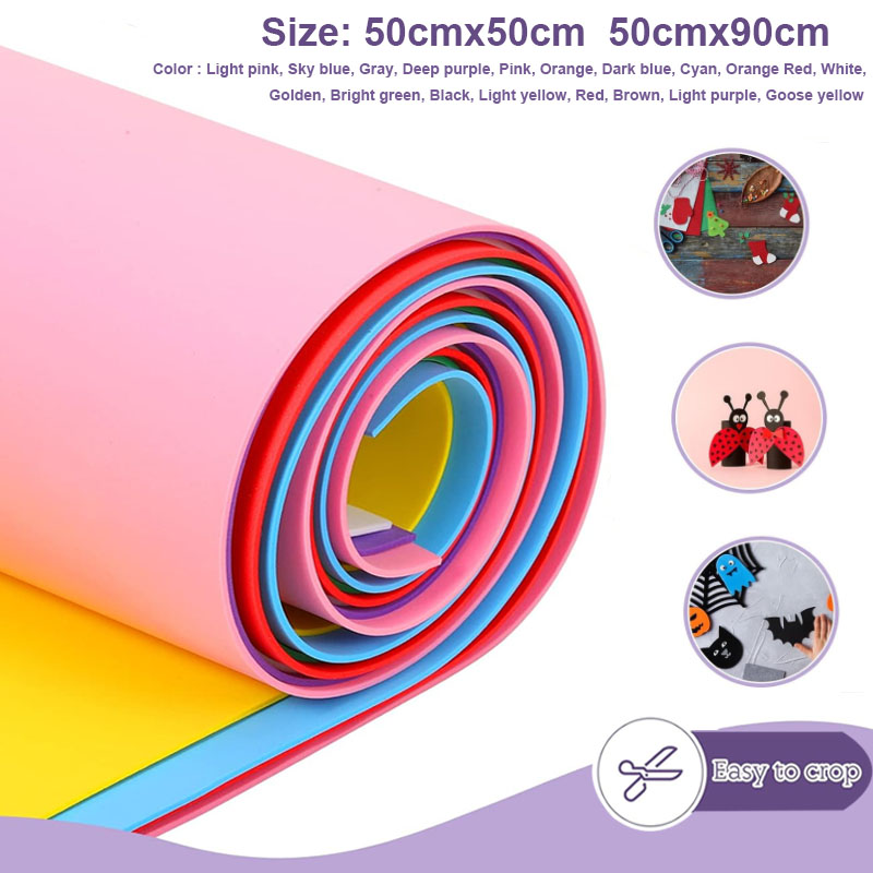 1 buah busa Eva warna-warni le - Craft Foam Roll ulasan dan harga