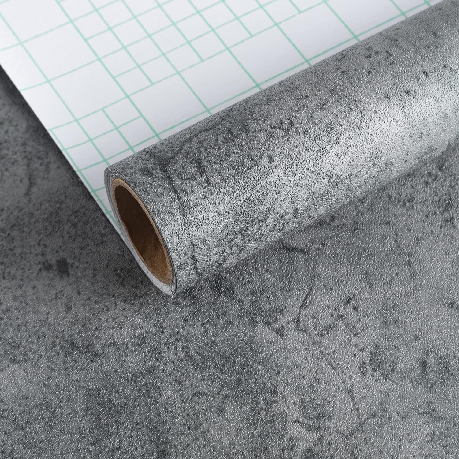 Wallpaper PVC Abu-abu Semen 6M - Contact Cement Glue ulasan dan harga