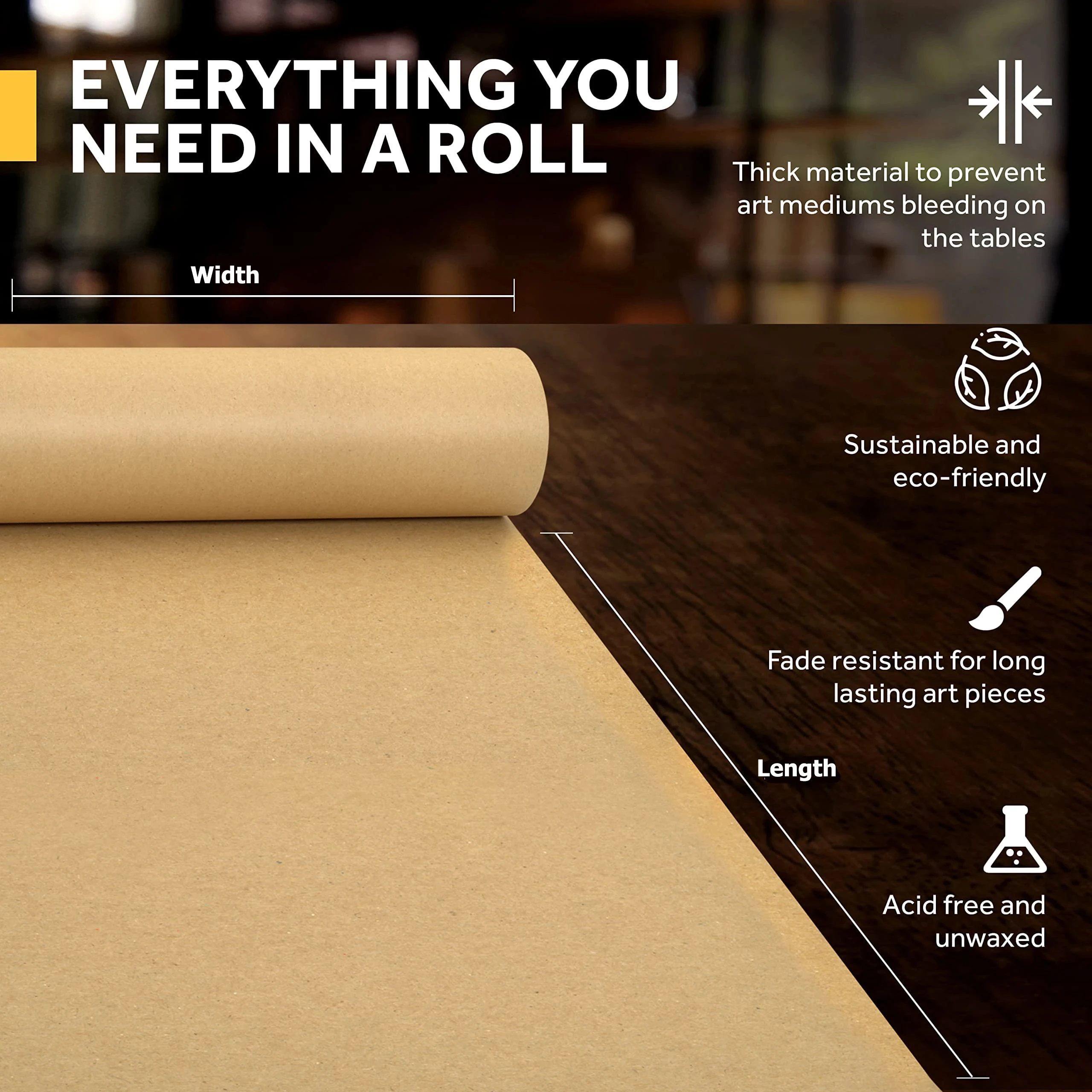 Kertas Kraft coklat Ideal untu - Craft Foam Roll ulasan dan harga