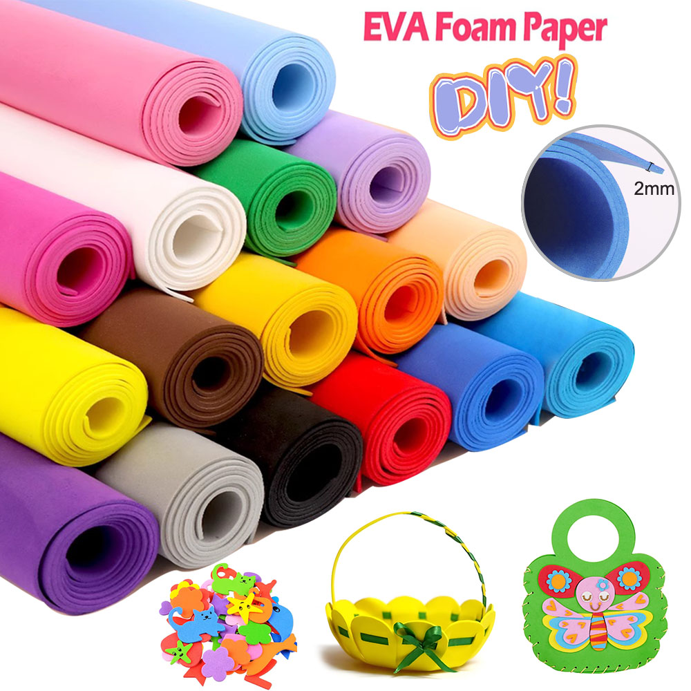 Lembar Busa EVA Warna-warni Te - Cosplay Props Eva Foam ulasan dan harga