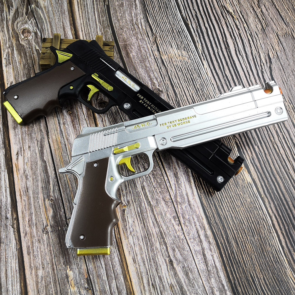 PU Dante Pistol Pistol Eboni G - Cosplay Prop Pistol ulasan dan harga
