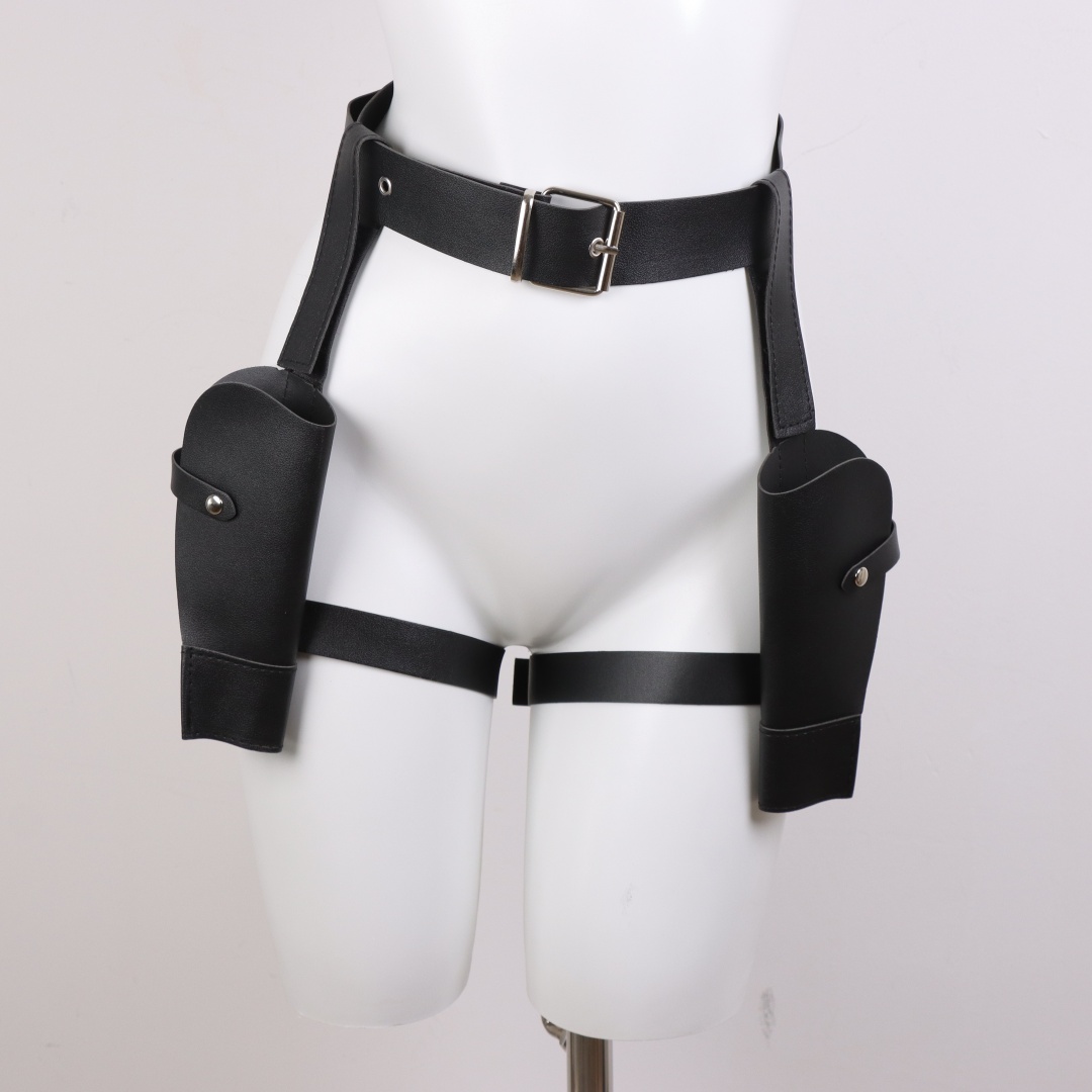 Sarung Pinggang Kulit PU Vinta - Cosplay Prop Pistol ulasan dan harga