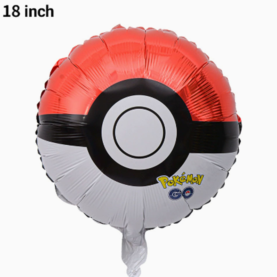 2026  6Pcs Set Balon Ulang Tah - Pokeball Cosplay Prop ulasan dan harga