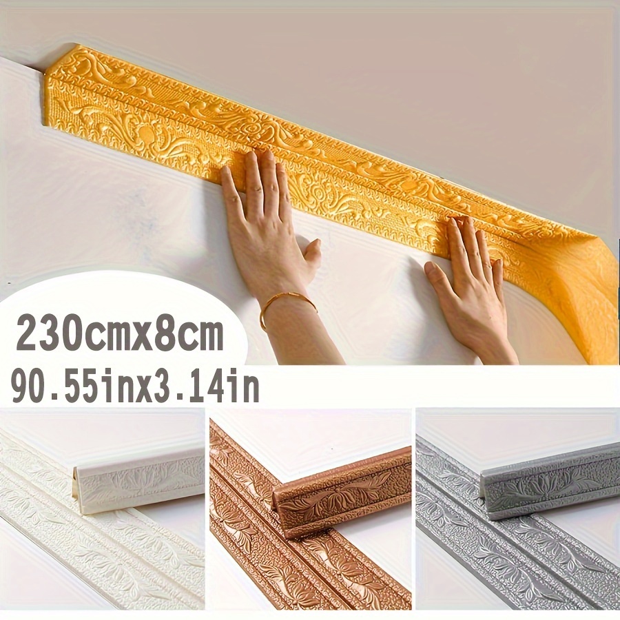 Stiker Strip busa tepi dinding - Craft Foam Roll ulasan dan harga