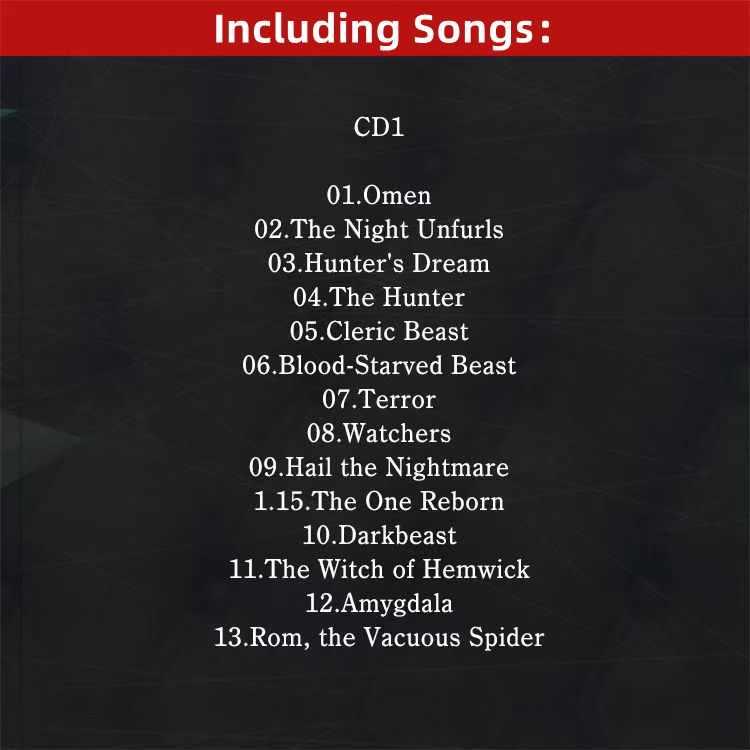 CD Musik Game Bloodborne Yuka  - Bloodborne Cosplay Prop ulasan dan harga